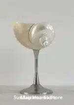 Handmade Natural Conch Wine Glass Modern Creative Niche Christmas Gift Gift Decoration Ornaments Household Shell Candlestick