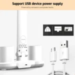 LED Desk Lamp,Multifunction Table Lamp with Calendar USB Touch Night Light with Pen Holder for Bedroom Reading Lamp de