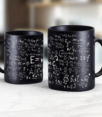 E = mc ² Formula of conservation of physical ceramic mugs office Tea Mug University physics teacher coffee mug husband gift
