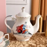 Italian 1735 Neptune Voyage Afternoon Tea Set Coffee Cup Teapot Ceramic Tableware Gift Box Collection Coffee Mug – close-up