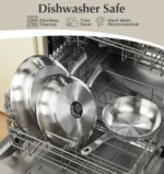 KOCH SYSTEME CS 10 Piece Stainless Steel Pots and Pans Set,  Kitchen Cookware Sets, Induction Ready, Oven Safe to 450°F - Image 4
