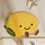 Funny Fruit Bath Mat - Non-Slip Microfiber Rug for Bathroom, Super Absorbent & Quick Dry, Cute Cartoon Shape, Soft Flocked - Image 21