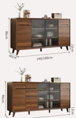 kitchen cabinet Furniture Sideboards Home Dining Room Dresser Mid-century Buffet Cabinet Kitchen Alacena Sideboard Cabinet - Image 31