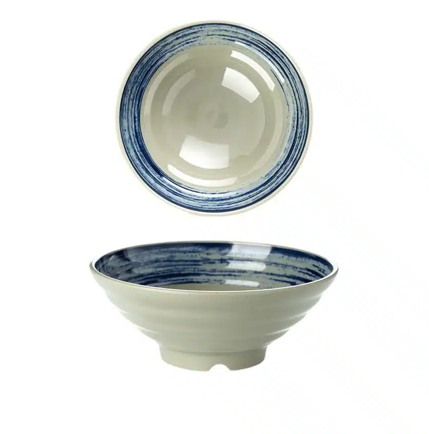 Melamine Bowl Japanese Style Noodle Soup Powder Imitation Porcelain Tableware