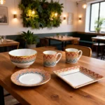 Luxury Home Coffee Set Complete with Espresso Cups Saucers Tea Mugs Plates Bowls Dessert Dishes Tableware Ceramic Cup