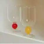 Colorful Glass Cup High Borosilicate Glass Goblet Wine Glass Red Wine Cocktail Glass Colored Glass Champagne Glass – base