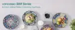 vancasso 6/12 Piece Porcelain Dinner Plates Crockery Breakfast Plate Set Scratch Resistant Flat Plates Dinnerware Set for 6