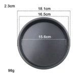 5/6/7/9 Inch Non-Stick Pizza Trays Round Pizza Pan Plate Mold Carbon Steel Baking Oven Tool Baking Mould Tray Bakeware - Image 7