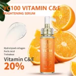 AILKE Vitamin C Whitening Set for Women, Reduce Dark Spots, Hyperpigmentation, Skin Moisturizer, With Collagen, Vitamin E