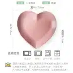 Creative Heart Ceramic Dinner Cooking Dishes Home Barbecue Salad Plate Oven Dessert Cake Plate Hotel Restaurant Tableware