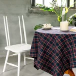Christmas Checkered Tablecloth Rectangle Red Buffalo Plaid Linen Cotton Gingham Xmas Table Cloths Winter Farmhouse Table