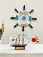 Black Pearl Pirates Of The Caribbean Boat Ship In The Bottle Boat In The Glass Drifting Bottle Creative Crafts Home Office