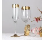 Luxury Wine Crystal Glasses Transparent Champagne Brandy Whisky Glass Cup Home Unleaded Bar Wedding Party Drinkware Barware