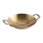 Double Ear Bar Cauldron Commercial round bottom pot Small Hot Pots Thickened creative stainless steel dry pot Pot cub Golden - Image 2