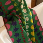 Kawaii Japanese Pure Cotton Towels Cute Vegetable Absorbent Towel Thick Soft Face Skin-friendly Bath Towel for Kids &