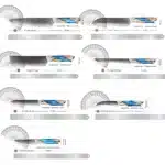 XITUO Damascus Kitchen Knife Set HighQuality 1-7PC Japanese VG10 Steel Chef Knife Cleaver Santoku Boning Fruit Knife Blue