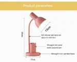 Nordic Creative Table Lamp Fashion Pen Holder Art Simple LED Lights/Office Eye Protection Reading&Living Room Bedroom