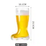 Creative Glass Boots Beer Glass Personalized Shoes Mugs Juice Cocktail Glass Whiskey Wate Mug Coffee Latte Cups Water Bottles