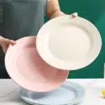 Inyahome 1/4/10PCS Nordic Polypropylene Plates Dinnerware Tableware Eco Friendly Lightweight Kitchen Dishes Safe Dinner