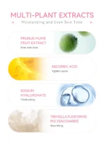 Sakura Whitening Face Serum Anti Aging Fade Fine Lines Tighten Pores Improve Melanin Pigment Dull Moisturizer Brighten Skin