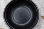 black bowl Pot aluminum alloy Cooking Casserole Japanese Stew Soup Lid Hot Pots Korean Stockpot Dish Pan Cookware not stick - Image 22