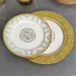 Vintage Ceramic Dinner Plate 8 Inch 10 Inch Creative Bone China Western Steak Dessert Salah Plate Kitchen Party Gift Box Set
