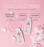 Sakura Whitening Face Serum Anti Aging Fade Fine Lines Tighten Pores Improve Melanin Pigment Dull Moisturizer Brighten Skin