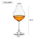 Whisky Tasting Cup 70ml~250ml Lead-free Glass Whiskey Glass Red Wine Glass Shot Glass Sommelier Special Cup Goblet Smelling