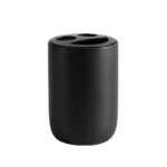 Nordic Ceramic Bathroom Lotion Bottle Press Hand Sanitizer Bottle Mouthwash Cup Toothbrush Holder Black Liquid Soap Dispenser