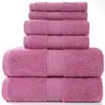 6PCS / 3PCS Luxury Lace Embroidered Cotton Towel Set Bath Towels Face Towel Hand Towel Washcloths Quick Dry Soft Terry Towels