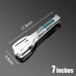 7/9/12 Inch Non-slip Food Tongs Stainless Steel BBQ Meat Salad Bread Clip Tong Barbecue Grill Buffet Clamp Kitchen Cooking