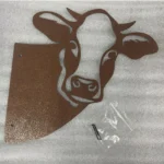 Garden Decorative Stake Metal Cow/Sheep Exquisite Silhouettes Figurine Outdoor Yard Decoration Art Garden Ornament – styled