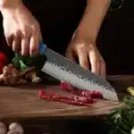 1-4 PCS Kitchen Knife set Damascus Steel Japanese chef Knife Santoku Knife Nakiri Knife kiritsuke knife Stable wood Handle