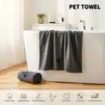 50*100 Super Absorbent Dog Bathrobe Cat Accessories Pet Bath Towel Cat blanket Dog Products Quick Dry Soft Microfiber Pet