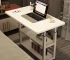 Multi-Layer Standing Desk Small Office Desk Adjustable Height Wooden Computer Desk Workstation Work Table Laptop Desk for