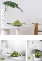 Tableware Dish Food Plates Fruit Bowl Stainless Steel Tray for Kitchen Home Decora Living Room Dinner Table Scandinavian