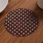Waterproof Round Anti-slip Heat Resistant Woven Coasters Placemat Hot Drink Coffee Tea Wine Mug Cup Pad Mats – base detail