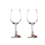Creative Enamel Crystal Goblet Glasses for Champagne Glass Cup Set Luxury Glass Cups Glasses of Wine Wineglass Vintage