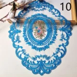 Vintage Lace Placemat Embroidered Table Cloth Dining Room Decorative Table Mats Party Wedding Antique Coffee Coasters