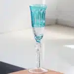 Crystal Flute Champagne Glasses Multicolor Wine Glass Cup Handmade Hand Carved Edo Kiriko Wedding Gift With Gift Box 1PC