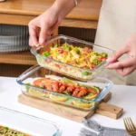 Bakeware Glass Platter for Oven Baking Tray Baking Tools and Accessories Kitchen Utensil Cooking Utensils Gadgets Dishes Pans - Image 4