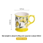 Creative Lemon Plate Ceramic Fruit Dish Ins Style Home Dining Thai Restaurant Tableware