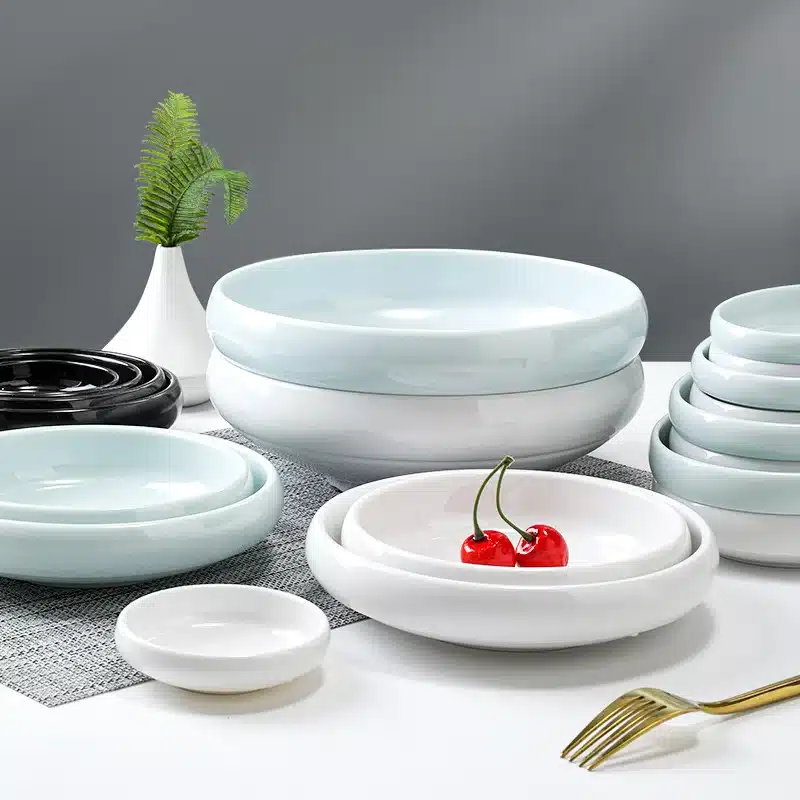 Melamine Imitation Porcelain Small Plate Korean Disc Restaurant Tableware Creative Small Bowl