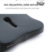Memory Foam Office Chair Cushion Car Seat Support Pads Buttocks Pillow Massage Hips Orthopedic Pillow Coccyx Pain Relief