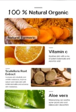 AILKE Natural Turmeric Brightening Face Cream, Glow Boosting, Skin Moisturizer, Anti-Acne Facial Cream, for All Skin Tone