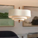 Japanese Wabi Sabi Cloth Ceiling Chandelier For Living Room Island Bedroom LED Pendant Light Modern Home Decor Lighting
