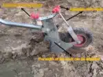 Manual Hand Plough/Plow Furrowing Plow Hand Pulling Plow Garden Tools Cultivator Agricultural Tilling Ditching Ridging