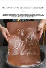 Luxury Placemat Leather Waterproof Double Layer Cowhide Western Food Mat Hotel Insulation Mat Placemats for Dinning Table