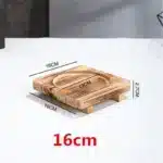 Wood Pot Holder Wooden Trivets Bowl Trivet Hot Stone pot Mat Korean Dolsot Plate Base Placemat Bibimbap Coaster Pan Dish
