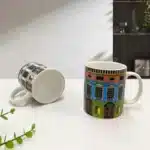 Creative Architecture House Ceramic Teacup 350ml Mug Large Capacity Exquisite Coffee Cup Birthday Gift Breakfast Mug Home